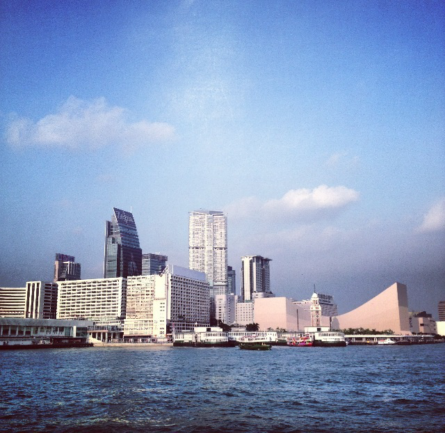 View of Tsim Sha Tsui from the Star Ferry.