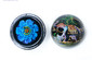 Cobalt Blue Flower Savron Ornament