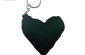 Pine Green Heart-shaped Key Chain