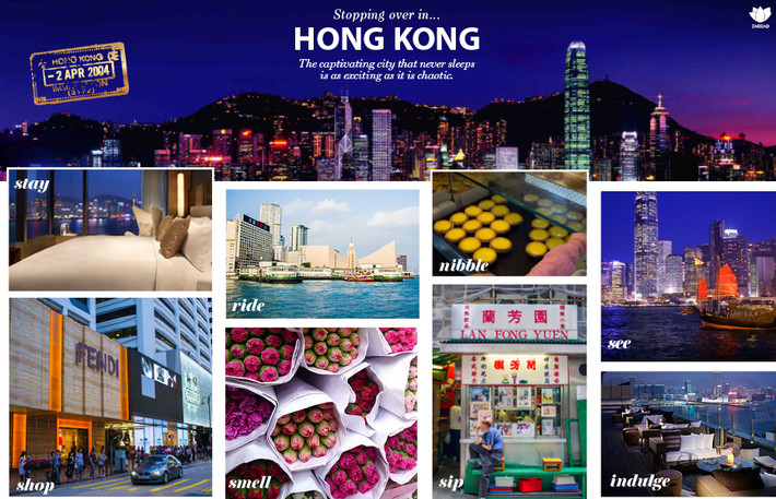 Stopping over in Hong Kong