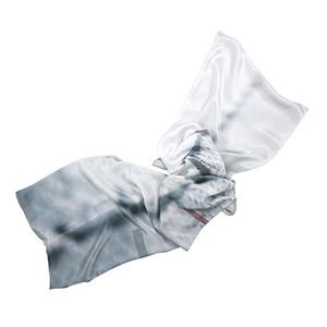 Ocean Mist Gray Scarf