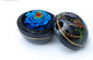 Cobalt Blue Flower Savron Ornament