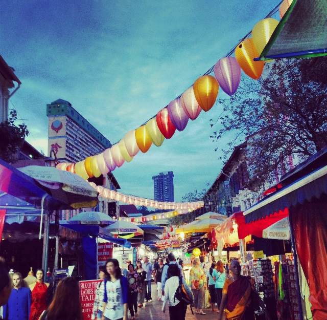 First time in Chinatown's Night Market, Singapore.