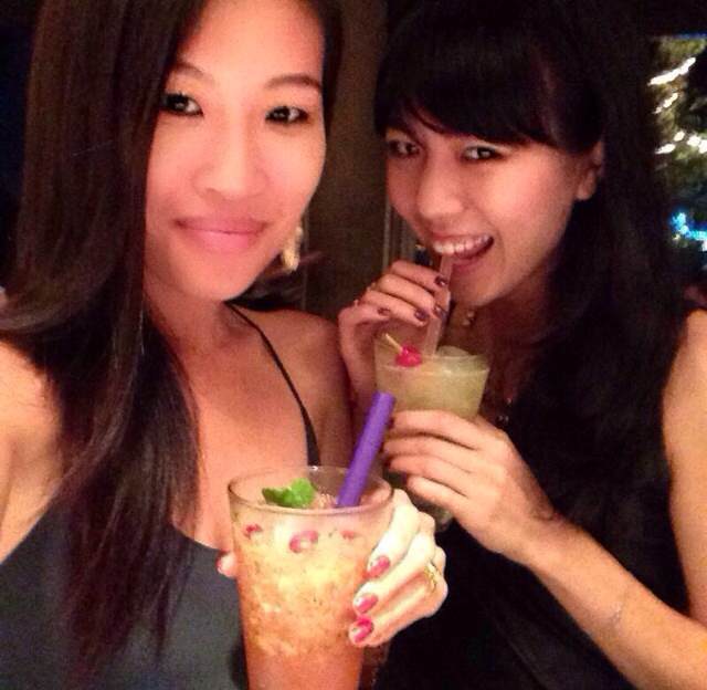 Drinks at Skye (Jakarta, Indonesia) after a long day.