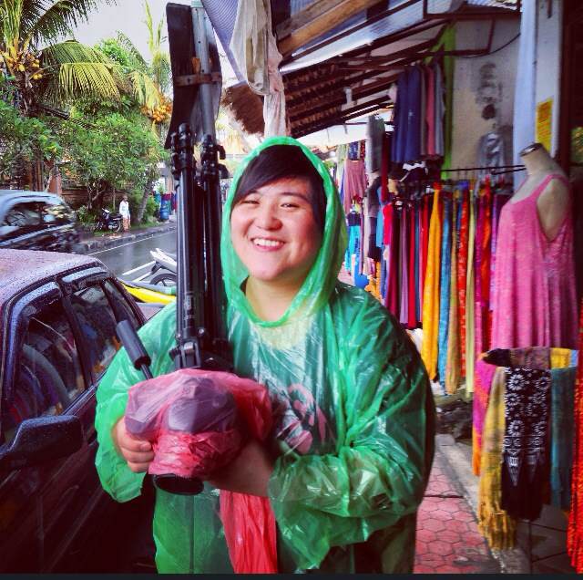 Our amazing cinematographer Jeanette accompanying us on our search for cool designers.