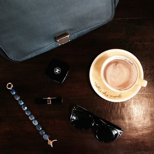 Tasting the different types of coffee at Yellow Cup Coffee in Singapore.