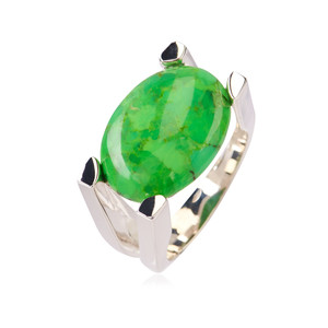 Art Deco Cocktail Ring (2 colors)