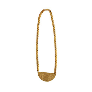 Bold Half Wheel Statement Necklace