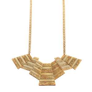 Mod Structural Bat Necklace