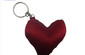 Merlot Heart-shaped Key Chain