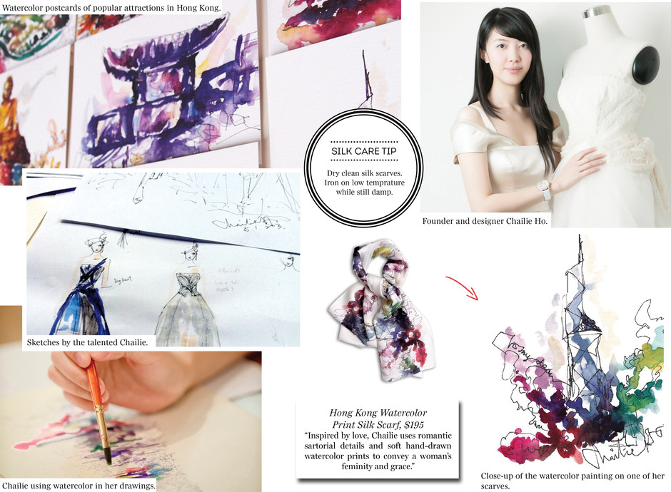 Embracing the ethereal, the most ardent of dreamers can find solace in the beauty of this Central Saint Martin alum’s gracefully patterned watercolor designs.