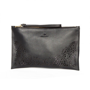 Floriana Nova Leather Zip Clutch