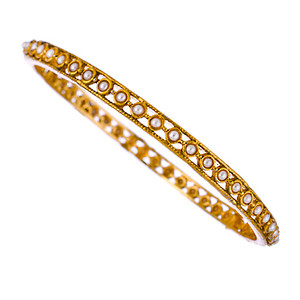 Skinny Pearl Bangle