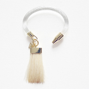 Clear Goat Hair Bracelet