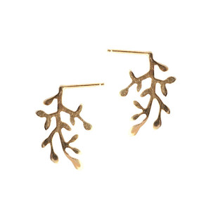 Bud Gold Plated Earrings