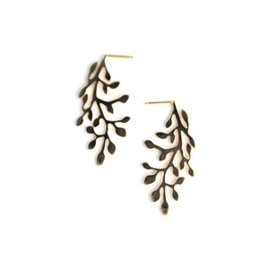 Coming of Spring Gold Plated Earrings