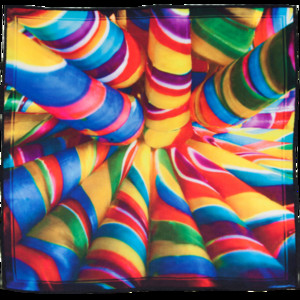 Rainbow Swirls Candy Scarf