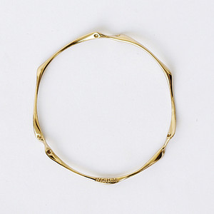 Popular Thin Brass Root Bangle (2 sizes)