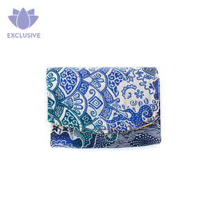 Dreamy Teal Batik Pouch