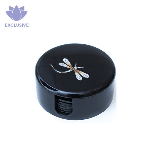 Dragonfly Seashell Coasters
