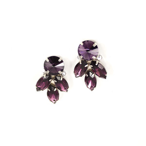 Deep Plum Jolene Earrings