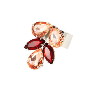 Ruby Red Marilyn Cocktail Ring