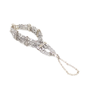 Silver Cleopatra Hand Adornment