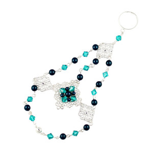Duchess Emerald Kiera Hand Chain Bracelet