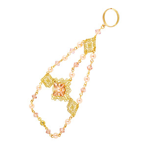 English Rose Kiera Hand Chain Necklace