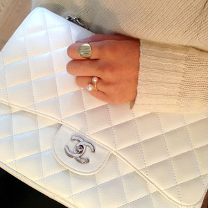 Twin Pearl Gold Ring