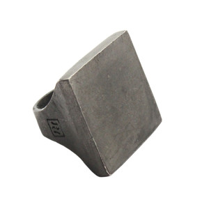 Silver Square Rectangular Ring