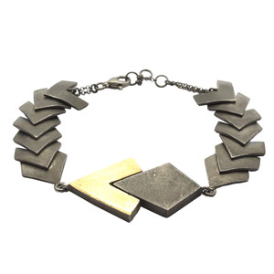 Black Geometrical Bracelet
